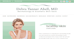 Desktop Screenshot of abelldermatology.com